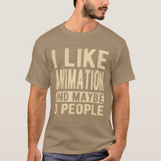 Animatie Zegt jongen T-shirt