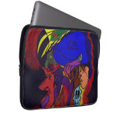 Animation Collage Electronics Bag Laptop Sleeve (Voorkant Rechts)