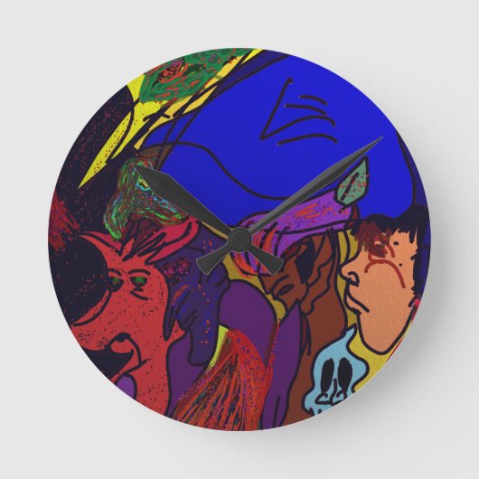 Animation Collage Ronde Klok (Voorkant)