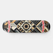 Animatische art deco skateboard (Horizontaal)