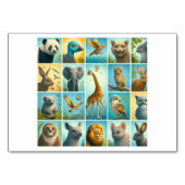 Animaux (动 物 / dòng wù) - Cartes Flash Chinoises (Devant)