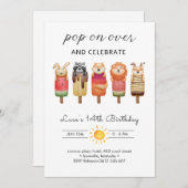 Animaux à la carte Anniversaire (Devant / Derrière)