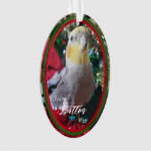 Animaux Acrylique de Noël Ornament Oiseau personna (devant)