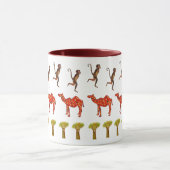 Animaux africains Belle illustration Combo Mug (Centre)
