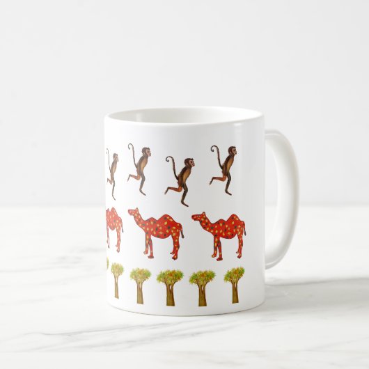 Animaux africains Belle illustration Mug classique (Devant droit)