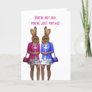 Animaux amusants avec la carte d'anniversaire des 