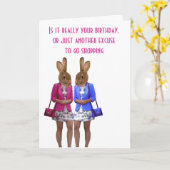 Animaux amusants magasiner la carte d'anniversaire (Fleur jaune)