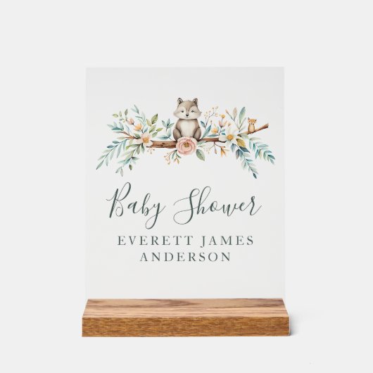 Animaux aquarelle de la forêt (Recto)