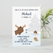 Animaux artistiques, Animaux d'hiver Invitation d' (Debout devant)