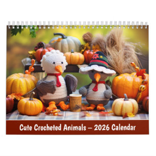 Animaux au Crochet Mignons – Calendrier 2026