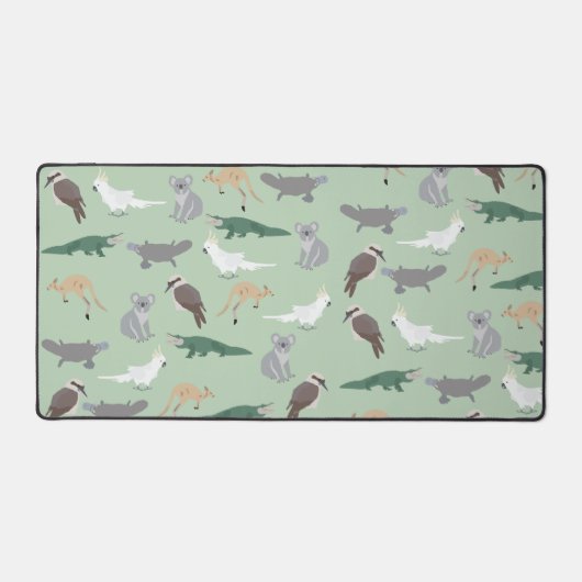 Animaux autochtones australiens Eucalyptus Motif v (Recto)