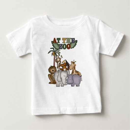 Animaux aux T-shirts et aux cadeaux de zoo (Devant)