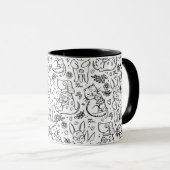 Animaux Câlin Amour Mug (Devant droit)