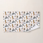 Animaux cool et amusants portant des lunettes de s (Serviette à main)