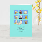 Animaux d'anniversaire pandémiques dans la carte W (Fleur jaune)