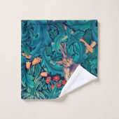 Animaux dans la forêt, serviette de bain William M (Gant de toilette)