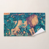 Animaux dans la forêt, serviette de bain William M (Serviette à main)