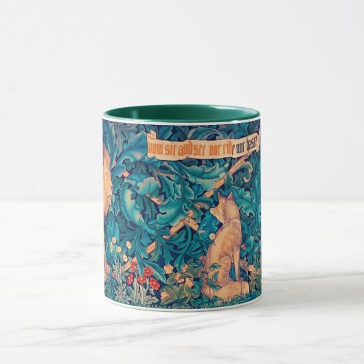 Animaux dans la forêt, William Morris Mug (Centre)