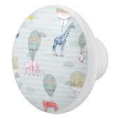 Animaux dans le bouton en céramique chaud de (Droite)