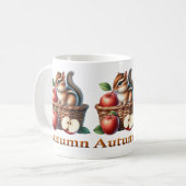 Animaux d'automne Café Mug (Devant gauche)