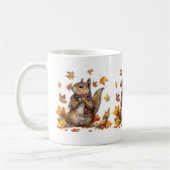 Animaux d'automne Café Mug (Gauche)