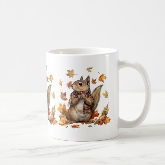 Animaux d'automne Café Mug (Droite)