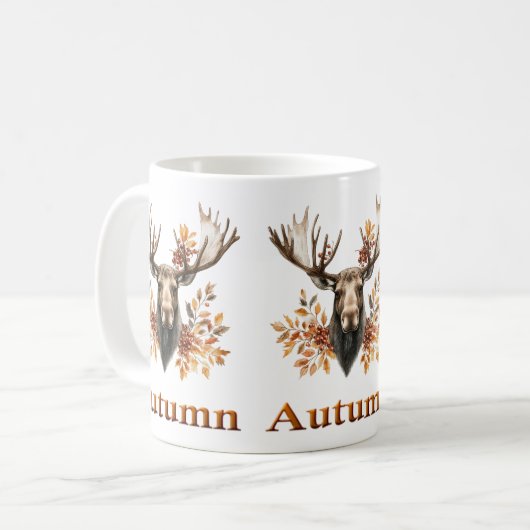 Animaux d'automne Café Mug (Devant gauche)