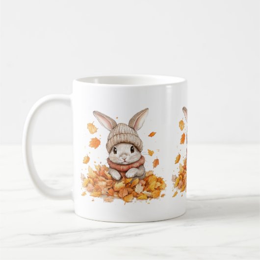 Animaux d'automne Café Mug (Gauche)