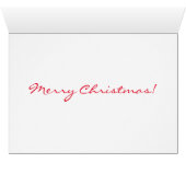 ANIMAUX DE BARNYARD AVEC CARTE DE NOËL SLEIGH (Intérieur Horizontal (Bas))