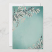 Animaux de bois Baby shower Invitation garçon (Dos)