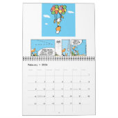 Animaux de caricature de marais Calendrier 12 mois (Feb 2026)