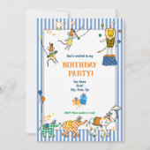Animaux de cirque Invitations d'anniversaire (Devant)