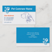 Animaux de compagnie Animaux vétérinaires ou carte (Devant / Derrière)