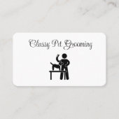 Animaux de compagnie de classe Grooming Carte de v (Devant)