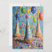 Animaux de compagnie personnalisés Invitation Anni (Dos)