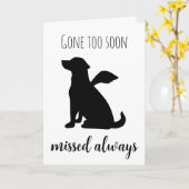 animaux de compagnie perte de cartes de sympathie (Fleur jaune)