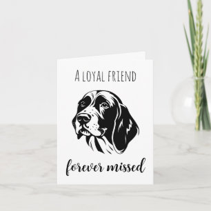 animaux de compagnie perte de cartes de sympathie 