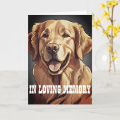 animaux de compagnie perte de cartes de sympathie (Fleur jaune)