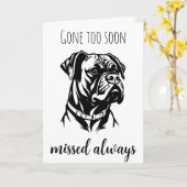 animaux de compagnie perte de cartes de sympathie (Fleur jaune)