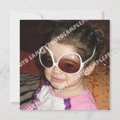 Animaux de compagnie & rayures invitation photo d' (Dos)