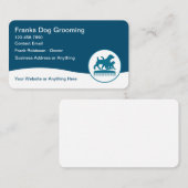 Animaux de compagnie thème Carte de visite moderne (Devant / Derrière)