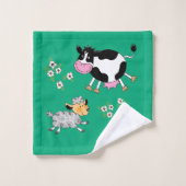 animaux de ferme (Gant de toilette)