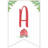 Animaux de ferme Barnyard Boy Bannière d'anniversa (Troisième drapeau)