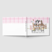 Animaux de ferme Barnyard rose Anniversaire Livre (Complet)