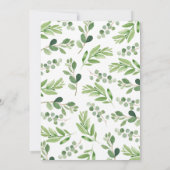 Animaux de ferme Foliage 2e Invitation d'anniversa (Dos)