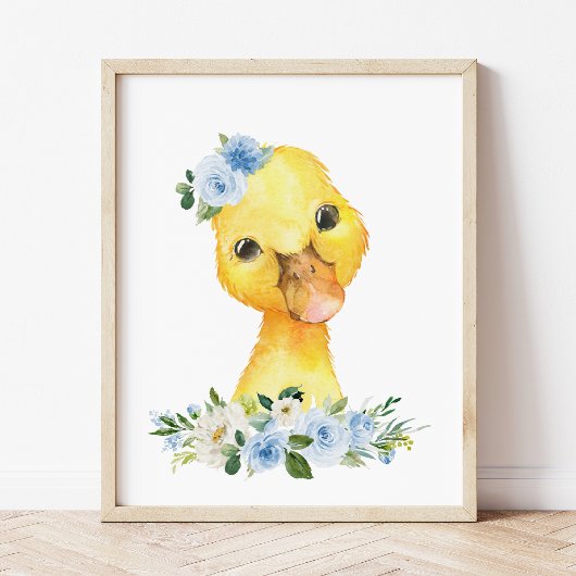 Animaux de ferme, Grange, Fleurs bleues, Garçon