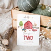 Animaux de ferme Invitation d'anniversaire