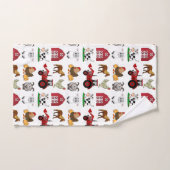 Animaux de ferme mignons et modernes Motif Animaux (Serviette à main)