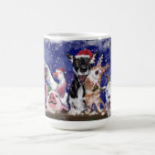 Animaux de ferme Mug café de Noël (Centre)