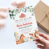 Animaux de ferme Parade Baby shower Invitation